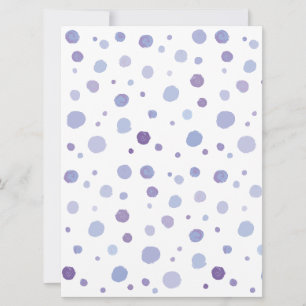 hand painted polka dots save the date