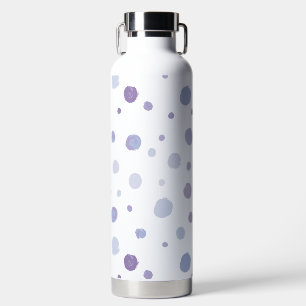 hand painted polka dots water bottle
