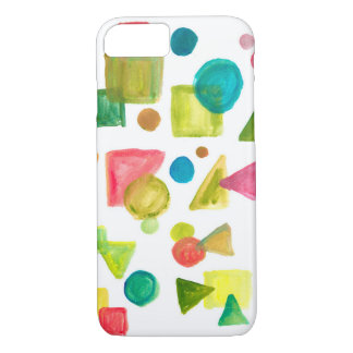 hand painted shapes iPhone 8/7 case