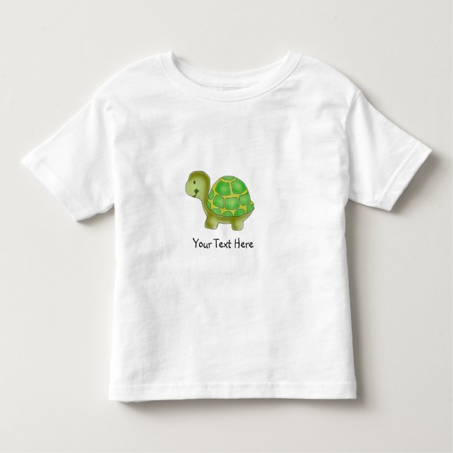 Hand-painted Turtle for kids - CUSTOMIZE Toddler T-Shirt (Front)