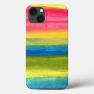 hand painted watercolor iPhone 13 case