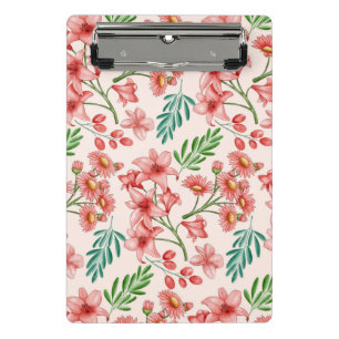 Hand Painted Watercolor Floral Pattern-54098 Mini Clipboard