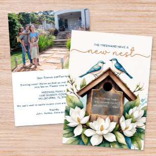 Hand Painted Watercolor Moving Announcement Cards