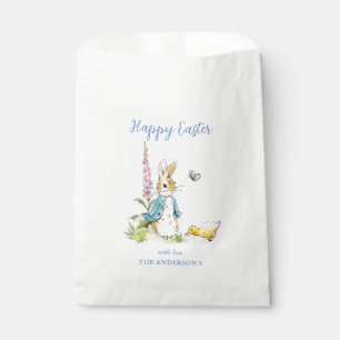 Hand Painted watercolor Peter Rabbit Easter Favour Bag