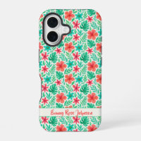 Hand-painted Watercolor Tropical Flowers Summer