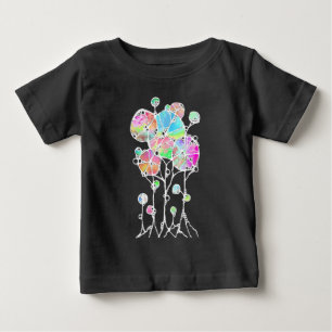 Hand Painting - Abstract Tree Group 4 Baby T-Shirt
