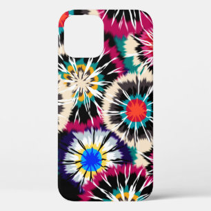 Hand Painting Abstract Watercolor Seamless Shibori iPhone 12 Case
