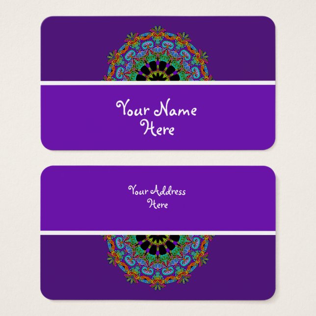 Hand Painting Mandala Clock Face 24 (Front & Back)