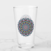 Hand Painting Mandala Clock Face 3