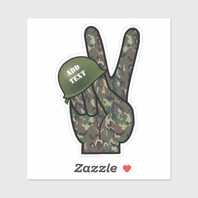 Hand Peace Camouflage (Sheet)