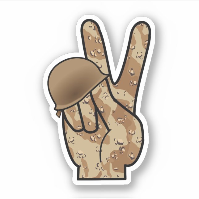 Hand Peace Camouflage (Front)