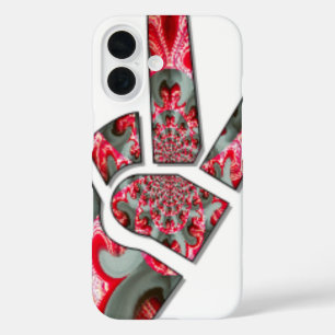 Hand peace sign iPhone 16 case