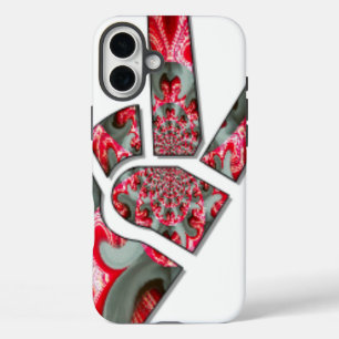 Hand peace sign iPhone 16 plus case