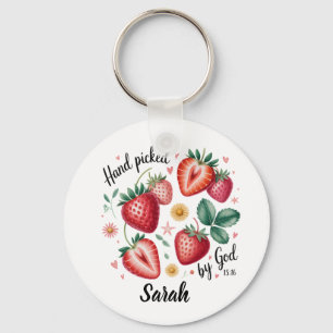 Hand Picked by God John 15:16 Keychain