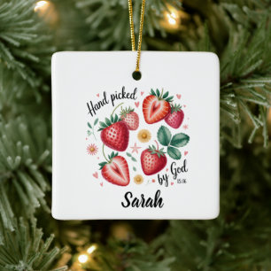 Hand Picked by God John 15:16 Ornament