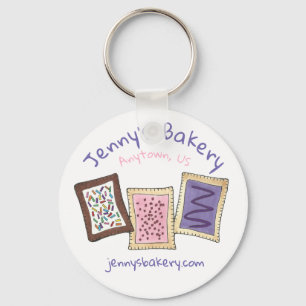 Hand Pies Toaster Pastry Custom Bakery Pastries Key Ring