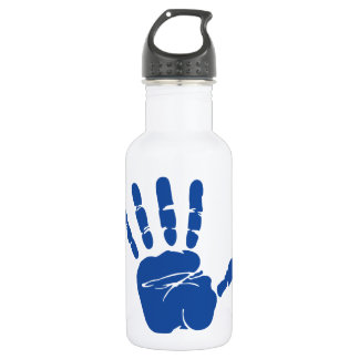 Hand Print Image 532 Ml Water Bottle