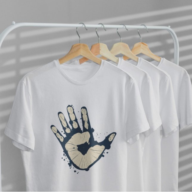 Hand Print  T-Shirt (Creator Uploaded)