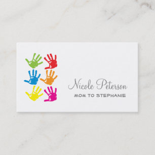 Hand prints Mummy Card