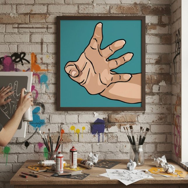 Hand Reaching Poster (Creator Uploaded)