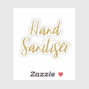 Hand Sanitiser Storage Sticker