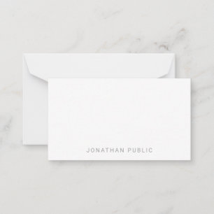 Hand Script Monogram Clean Template Minimalist