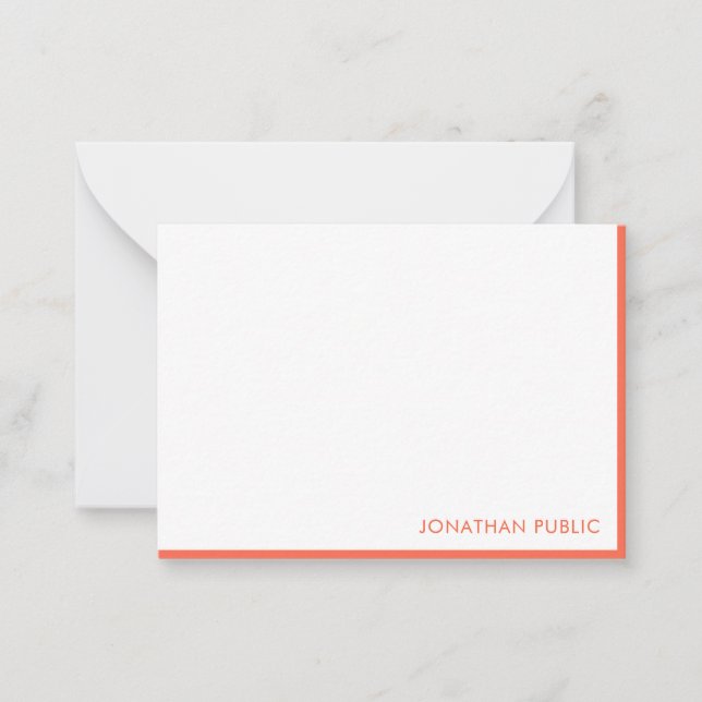 Hand Script Monogram Elegant Simple Template (Front)