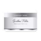 Hand Script Text Elegant Silver Template Modern