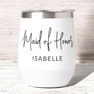 Hand Scripted Bridesmaid Maid of Honour Bridal