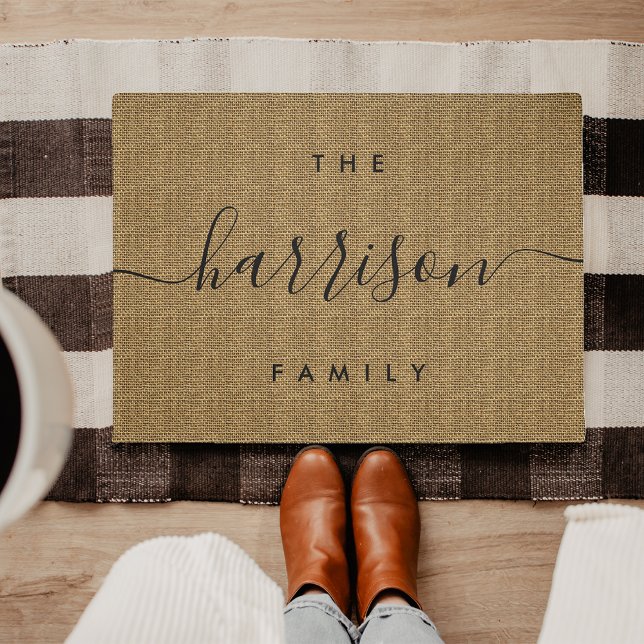 Hand Scripted | Personalised Family Doormat (Creator Uploaded)