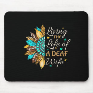 Hand sign language Living the life of a proud Deaf Mouse Pad