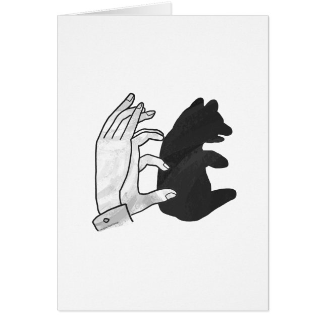 Hand Silhouette Bear Cub (Front)