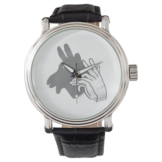 Hand Silhouette Billy Goat Grey Watch (Front)