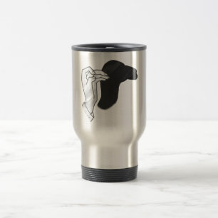 Hand Silhouette Camel Travel Mug