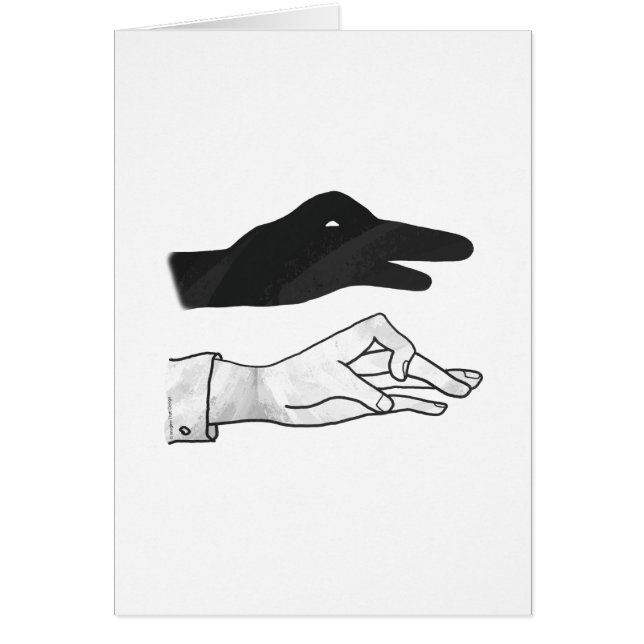 Hand Silhouette Duck (Front)