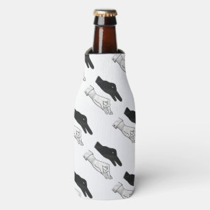 Hand Silhouette Duck Bottle Cooler