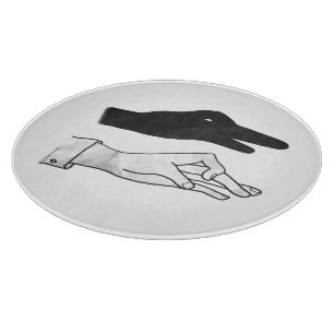 Hand Silhouette Duck Cutting Board