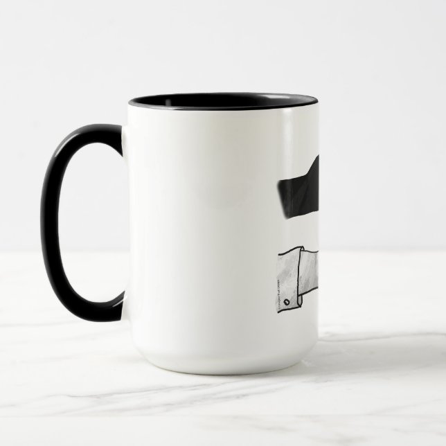 Hand Silhouette Duck Mug (Left)