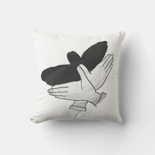 Hand Silhouette Eagle Cushion
