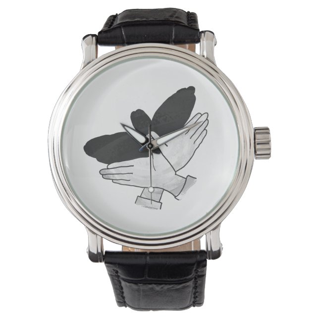 Hand Silhouette Eagle Watch (Front)