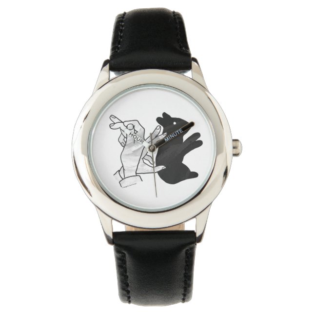 Hand Silhouette Rabbit Watch (Front)