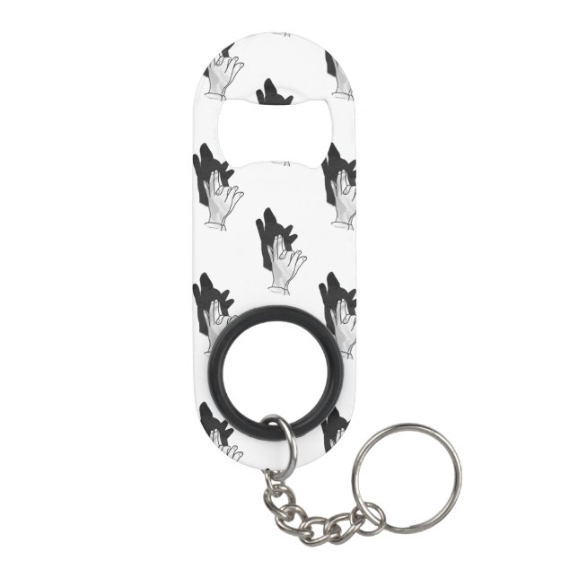Hand Silhouette Wolf (Back)