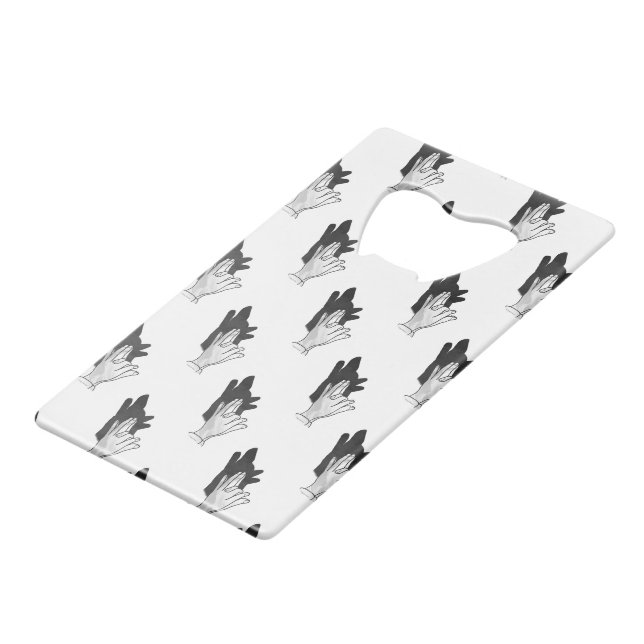 Hand Silhouette Wolf (Front Angled)