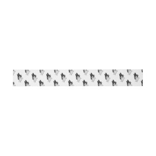 Hand Silhouette Wolf Invitation Belly Band