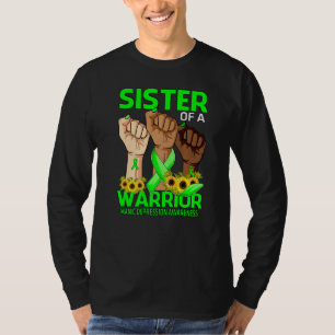 Hand Sister Of A Warrior Manic Depression Awarenes T-Shirt