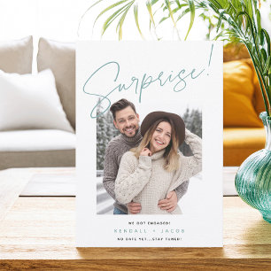 Hand Sketched   Surprise Engagement Announcement