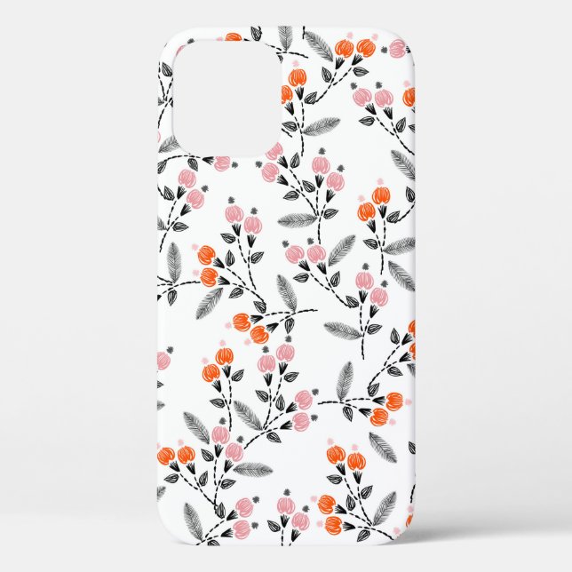 Hand stitch Embroidery Seamless pattern with liber Case-Mate iPhone Case (Back)