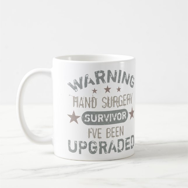 Hand Surgery Humour Upgraded Coffee Mug (Left)