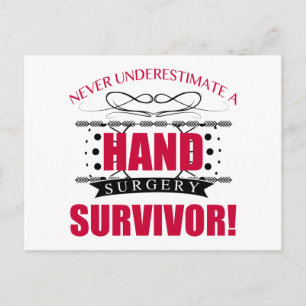 Hand Surgery Survivor Postcard