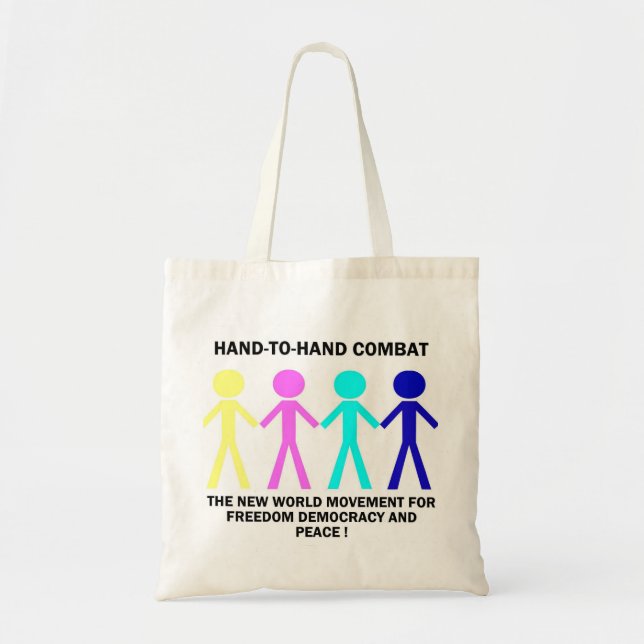HAND-T0-HAND COMBAT... TOTE BAG (Front)